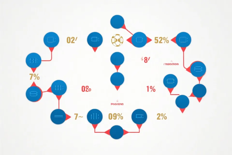 淘汰赛路径与概率节点示意图